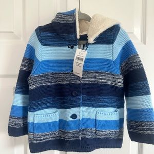 Blue Striped, Gap Cardigan for boys, 18-24m, NWT